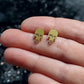 Liquid Skull Earring Studs Made w/ 18k Gold Plated Surgical Steel