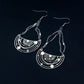 "Black Eye Galaxy" Dangle Earrings w/ Implant Grade Surgical Steel Hooks