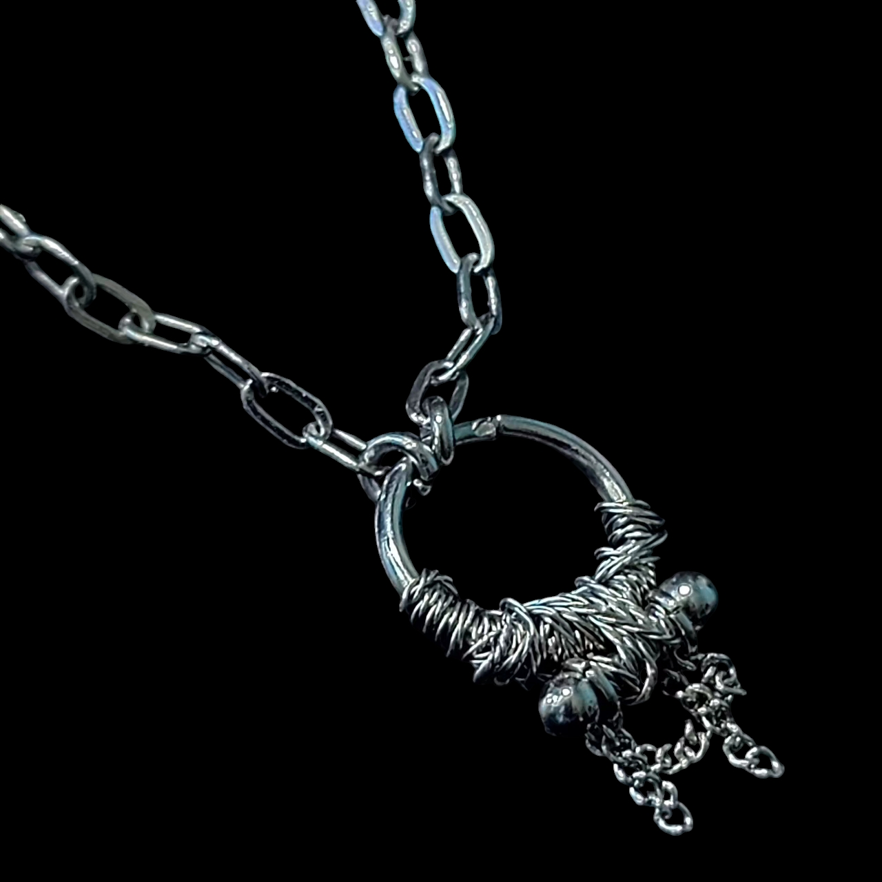 *THE OMEGA* Dainty Chain Necklace, 19 inches Long