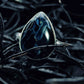 Pietersite Teardrop Ring in Sterling Silver (US SIZE 8)