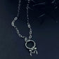 *THE OMEGA* Dainty Chain Necklace, 19 inches Long