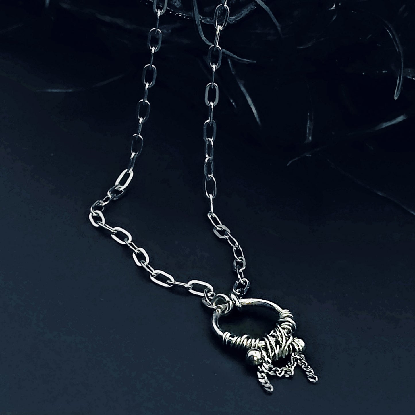 *THE OMEGA* Dainty Chain Necklace, 19 inches Long