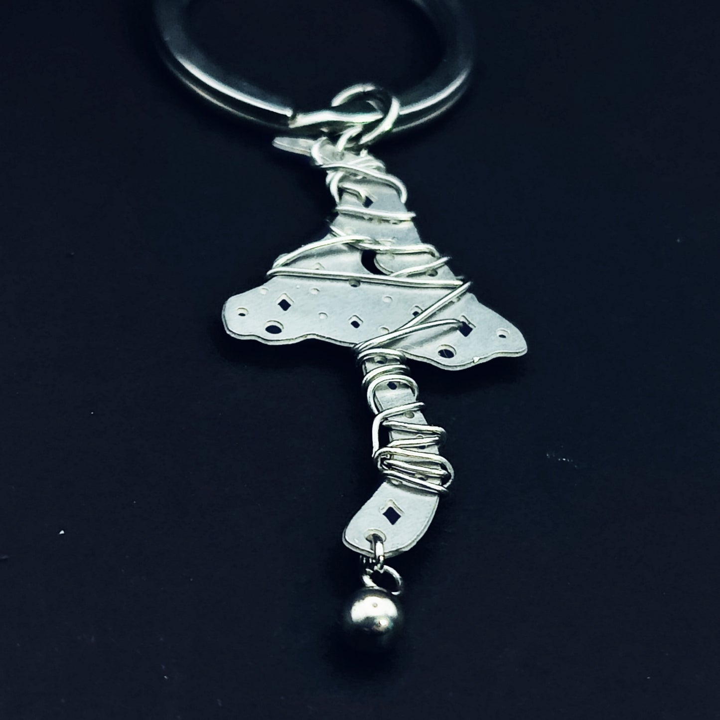 Celestial Mushroom Keychain