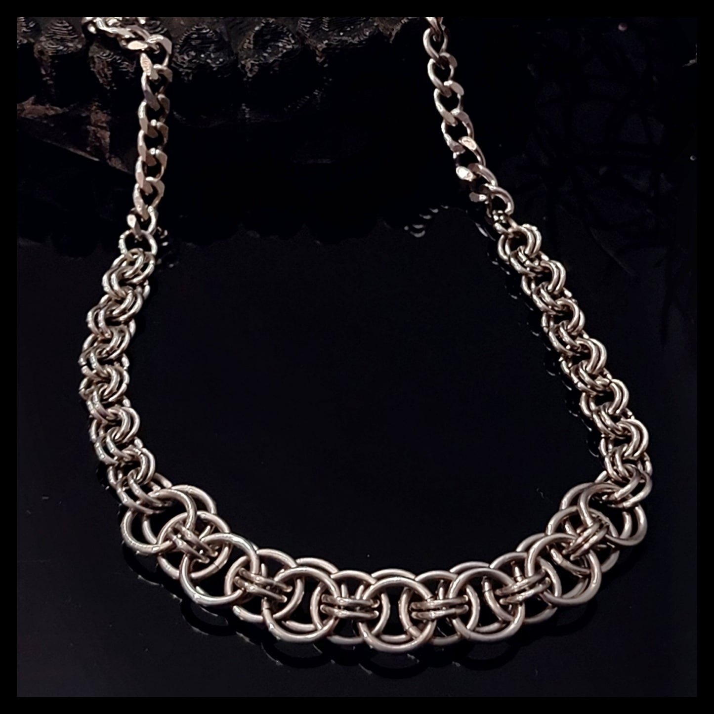 *THE LILITH* Chainmail Necklace w/ Various Sizes Available