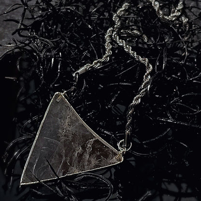 *THE BERMUDA TRIANGLE* Original in Silver, 18 inch Chain - Custom Length Available